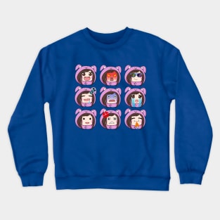 The Faces of G.Va Crewneck Sweatshirt